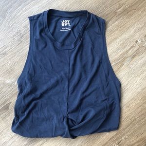 JoyLab navy twist front tank